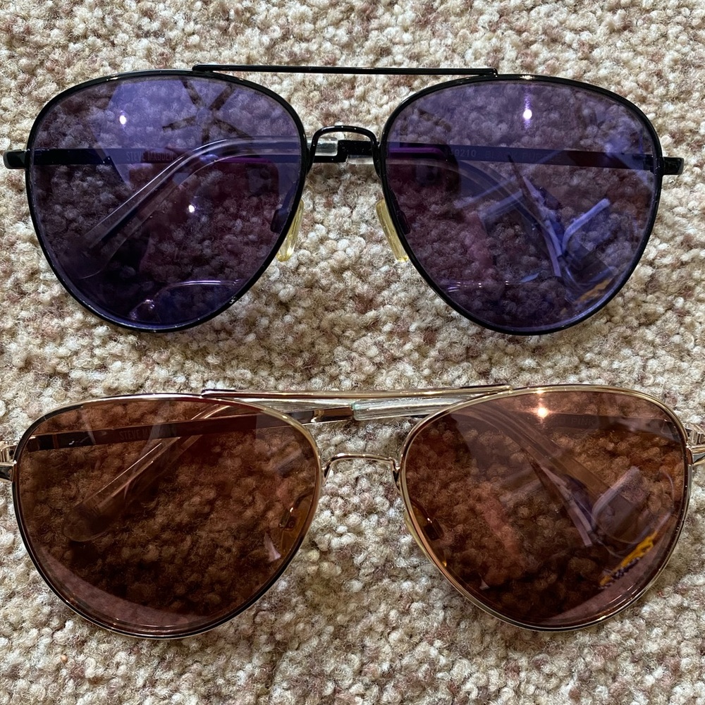 2 Pairs of Steve Madden Sunglasses